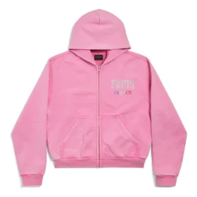 Paris Strass -huppari, täyspitkä vetoketju, kapea istuvuus, ”Faded Pink” 811611TRVL49568 Paris Strass -huppari, täyspitkä vetoketju, kapea istuvuus, ”Faded Pink” 811611TRVL49568