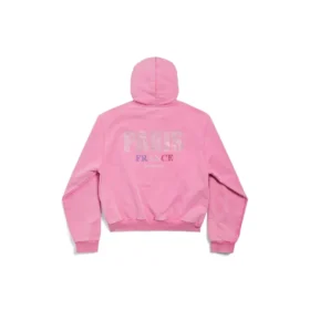 Paris Strass -huppari, täyspitkä vetoketju, kapea istuvuus, ”Faded Pink” 811611TRVL49568 Paris Strass -huppari, täyspitkä vetoketju, kapea istuvuus, ”Faded Pink” 811611TRVL49568