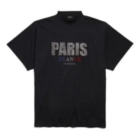 Paris Strass -T-paidat, oversized ”Black” 787349TRVL51000