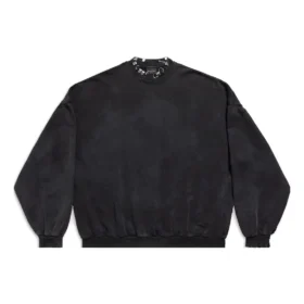 Pierced Round -huppari, oversized ”Black Faded” 762718TPVD91055 Pierced Round -huppari, oversized ”Black Faded” 762718TPVD91055