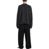 Pierced Round -huppari, oversized ”Black Faded” 762718TPVD91055