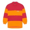 Pitkähihainen Cut Up -pikeepaidat ”Raspberry Fluo Orange” 657073TKVA56667