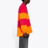Pitkähihainen Cut Up -pikeepaidat ”Raspberry Fluo Orange” 657073TKVA56667