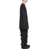 Pitkähihainen T-paita, oversized-malli ”Black Faded” 739783TOVF49034
