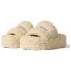 Platform Furry Slides ”Beige” 762826W2DO19796