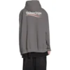 Political Campaign Large Fit -huppari ”Grey” 620973TNVG6