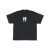 Pride 22 Oversized-puuvillainen T-paita ”Black White” 694576TMVO21070
