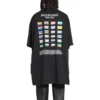 Pride 22 Oversized-puuvillainen T-paita ”Black White” 694576TMVO21070