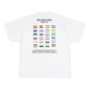 Pride 22 -ylisuuri puuvillainen T-paita ”White Black” 694576TMVO20904