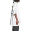 Pride 22 -ylisuuri puuvillainen T-paita ”White Black” 694576TMVO20904