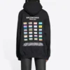 Pride-huppari, Boxy Fit ”Musta” 651799TMVO31070