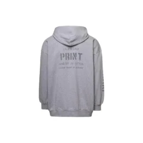 Print-huppari vetoketjulla, kapea istuvuus ”Grey” 744454TOVN41167 Print-huppari vetoketjulla, kapea istuvuus ”Grey” 744454TOVN41167
