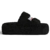 Pörröiset platform-sandaalit ”Black” 762826W2DO11096