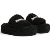 Pörröiset platform-sandaalit ”Black” 762826W2DO11096