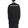 Pyöreäkaulainen collegepaita, vakiomallinen istuvuus ”Black” 697869TMVF51070