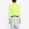 Pyöreäkaulainen pitkähihainen paita ”Fluo Yellow” 704103TMVB77204