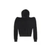 Pyöreäolkaiminen vetoketjullinen huppari ”Black” 767880TNV611000