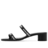 Pyöreät 40 mm:n sandaalit ”Black” 695000WCAE11090