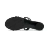 Pyöreät 40 mm:n sandaalit ”Black” 695000WCAE11090