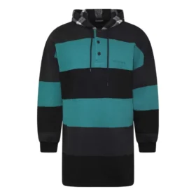 Raidallinen oversized-huppari ”Green Black” 556137TDV325567 Raidallinen oversized-huppari ”Green Black” 556137TDV325567