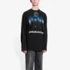 Rammstein Germany -yhtyeen Crossover-pitkähihainen unisex-paita, musta 651796TLV511000