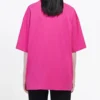 Retro-logolla varustetut lyhythihaiset unisex-paidat, vaaleanpunaiset 556104TBV435630