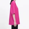 Retro-logolla varustetut lyhythihaiset unisex-paidat, vaaleanpunaiset 556104TBV435630