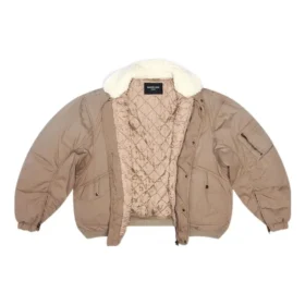 Ripstop-puuvillainen Unity-bomber-taki ”Beige” 698837TLP039577