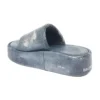 Rise-sandaalit ”Denim Print Leather” 656960WBMA14000