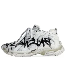 Runner Graffiti -tennarit ”Black and White Mesh and Nylon” 677403W3RBQ9010