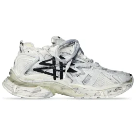 Runner Graffiti -tennarit ”Black and White Mesh and Nylon” 677403W3RBQ9010