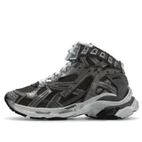 Runner High Top -tennarit ”Harmaa nailon, mokkanahkaa muistuttava kangas” 695764W3RH31891