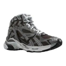 Runner High Top -tennarit ”Harmaa nailon, mokkanahkaa muistuttava kangas” 695764W3RH31891