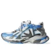Runner-tennarit ”Blue and Grey Nylon and Suede Like Fabric” 772774-W3RNY4912