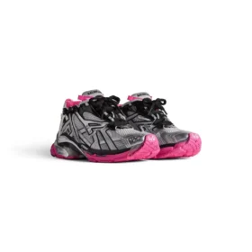 Runner-tennarit ”Silver White Pink Mesh and Nylon” 677402W3RBW9155