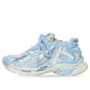 Runner-tennarit ”White Baby Blue Mesh and Nylon” 677402W3RB29744