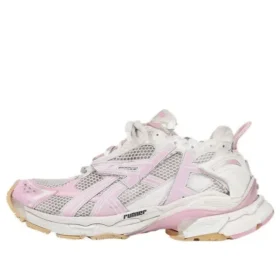 Runner-tennarit ”White Baby Pink Mesh and Nylon” 677402W3RB39059