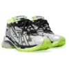 Runner-tennarit ”White Black and Neon Yellow Mesh and Nylon” 677403W3RBP1093