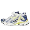 Runner-tennarit ”White Blue Yellow Mesh and Nylon” 677403W3RB59174