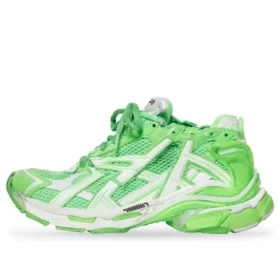 Runner-tennarit ”White Fluo Green Mesh and Nylon” 677403W3RBM3590 Runner-tennarit ”White Fluo Green Mesh and Nylon” 677403W3RBM3590