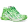 Runner-tennarit ”White Fluo Green Mesh and Nylon” 677403W3RBM3590