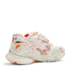 Runner-tennarit ”White Fluo Orange Mesh and Nylon” 677403W3RBM9770