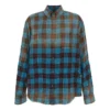 Ruudullinen flanellipaita, oversized, pitkähihainen ”Blue Red” 715030TMM116305