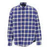 Ruudullinen flanellipaita, pehmustettu ”Blue” 642339TKM274202