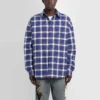 Ruudullinen flanellipaita, pehmustettu ”Blue” 642339TKM274202
