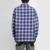 Ruudullinen flanellipaita, pehmustettu ”Blue” 642339TKM274202