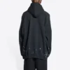 SBalenciaga Metallica -hupparit, oversized-malli ”Black Orange” 697879TMV891055