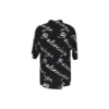 Scribble Logo -lyhythihainen minimalistinen paita ”Black White” 681813TML131070