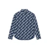 Scribble-logolla varustettu lyhythihainen paita, Large-malli, ”Midnight Blue” 662983TLLJ48502
