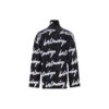 Scribble-logolla varustettu turtleneck-neulepusero ”Black” 625927T31801070